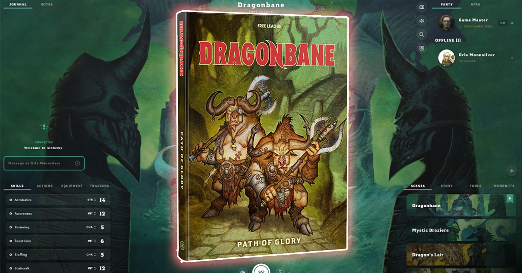 Path of Glory Announced for the Dragonbane RPG